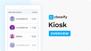 kiosk - feature overview